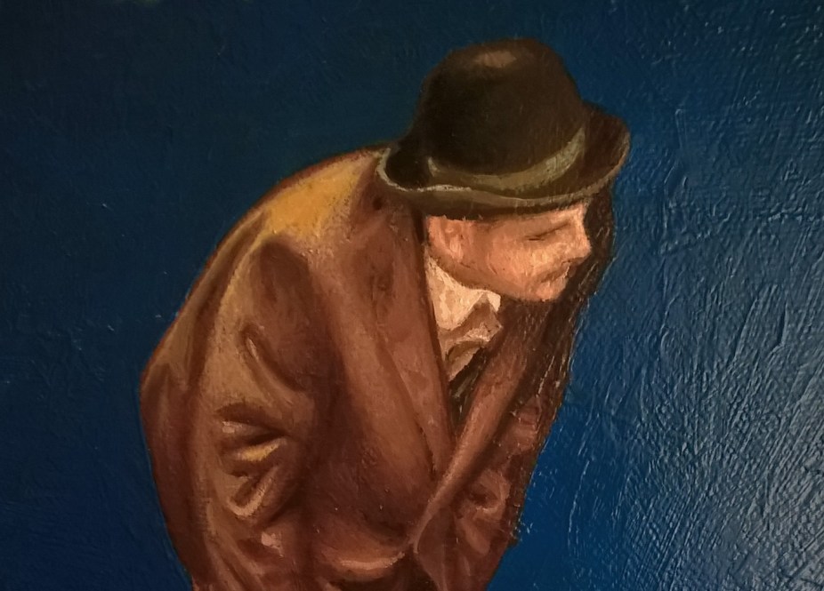 Observes something that we will never see, detail