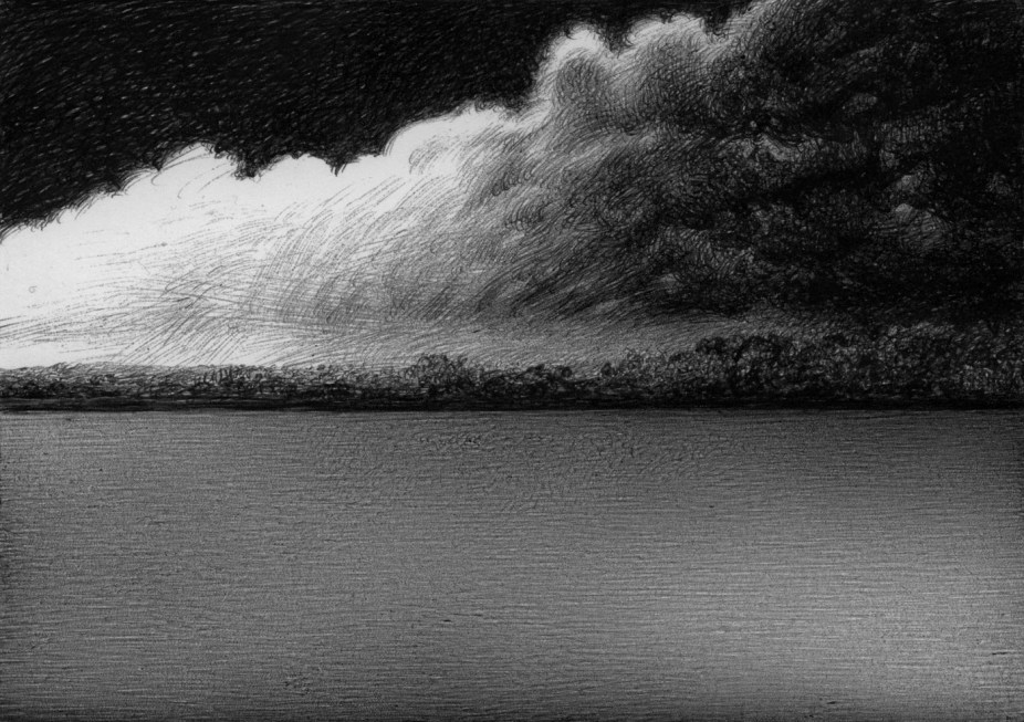 Ominous Clouds on the Lake #152