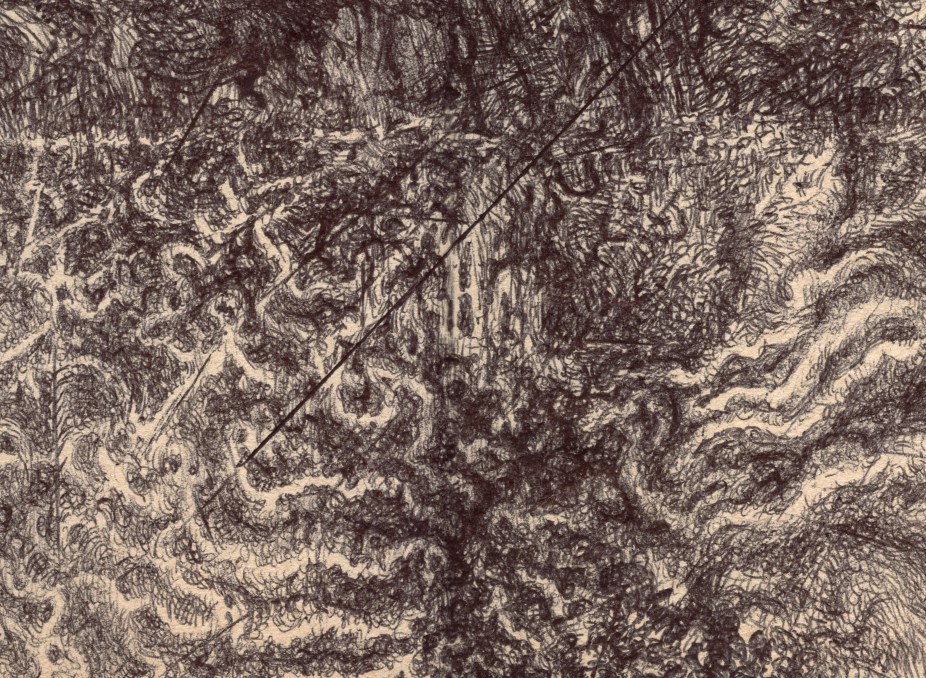 Countryside Winter Landscape, detail